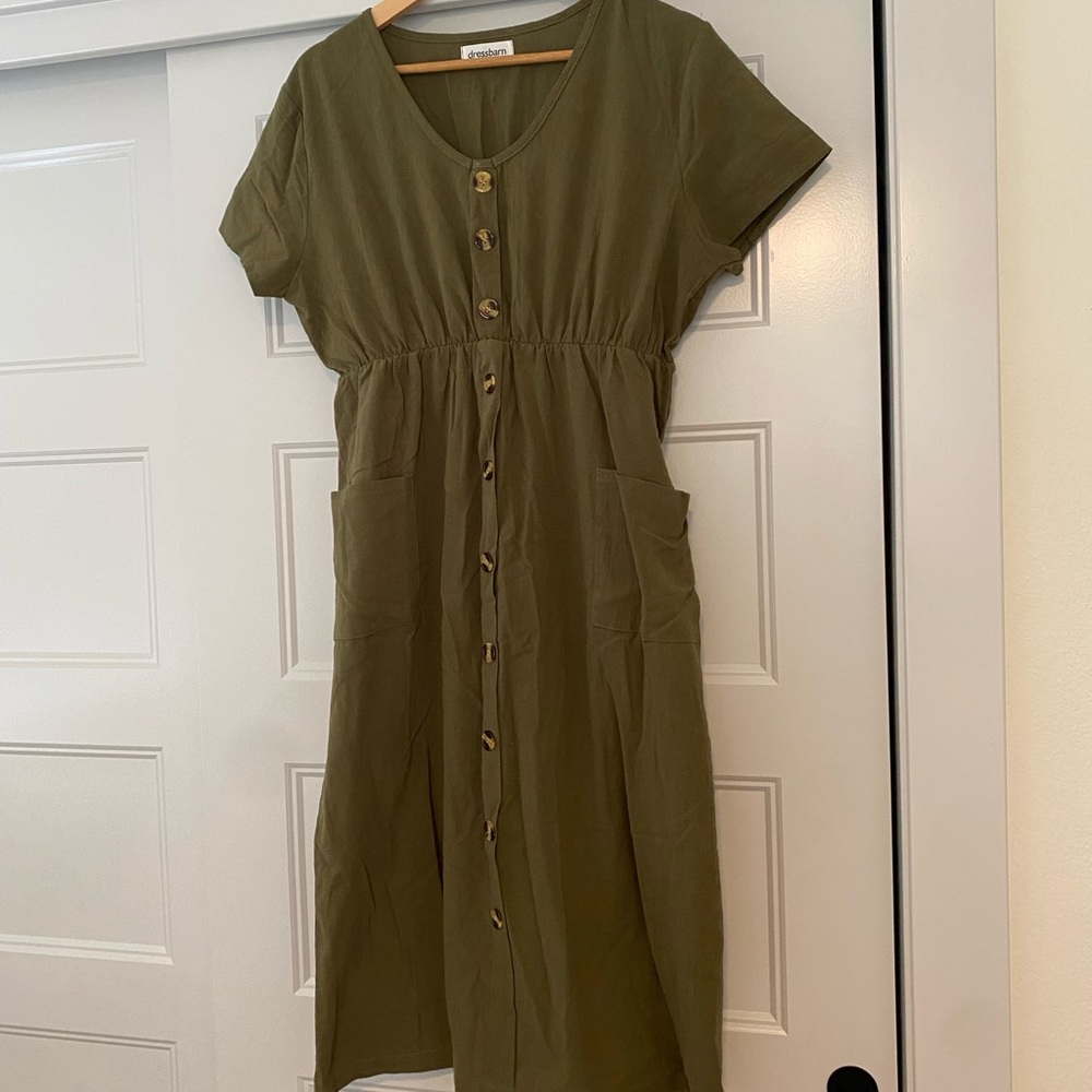 Button front dress